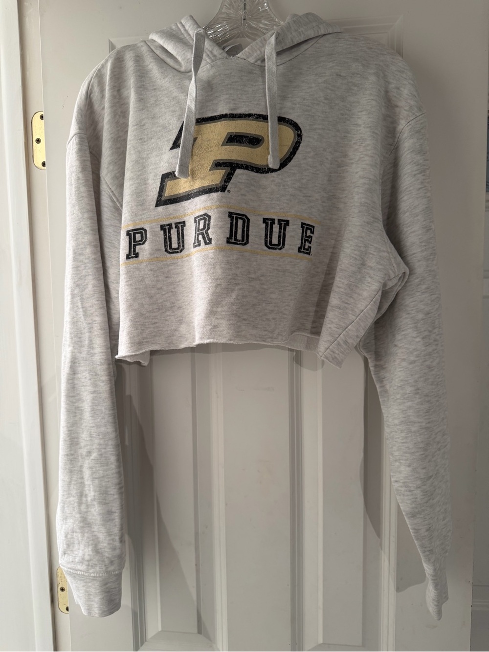 Pro Edge by Knight’s Apparel Purdue Boilermakers Cropped lightweight hoodie med
